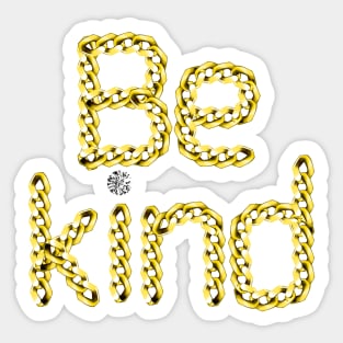 Be Kind (Gold) Sticker